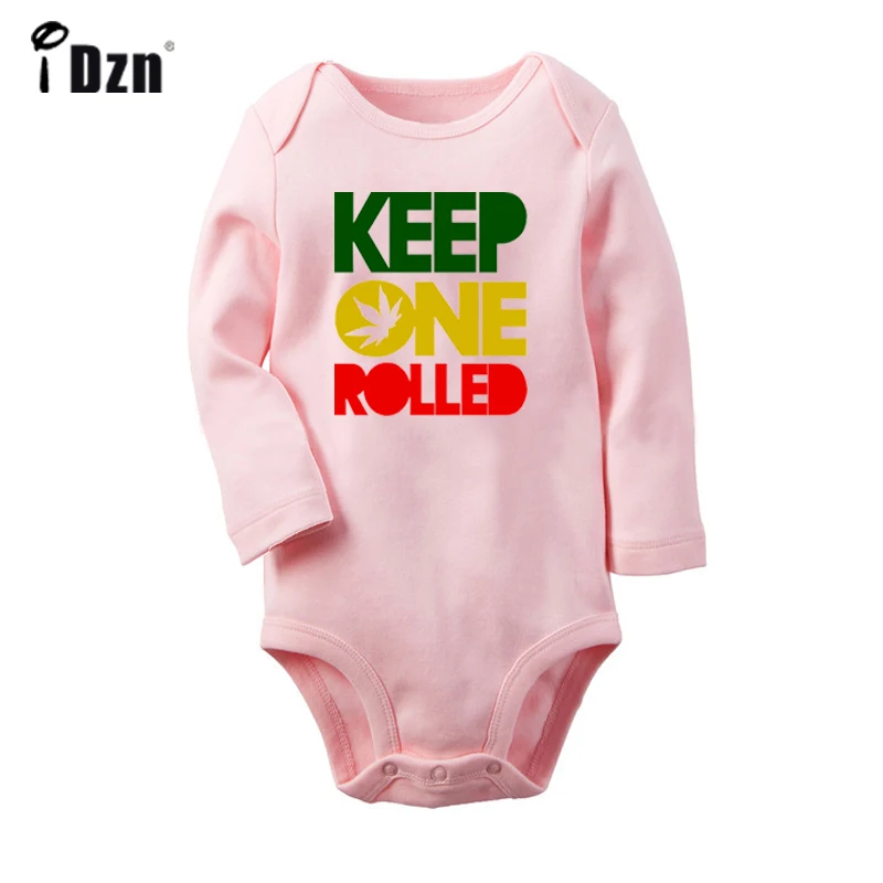 Keep Calm And Love Me Sleep, Zzz Carry One Keep It,, боди для новорожденных, комбинезон с длинными рукавами для малышей, Onsies, хлопковая одежда - Цвет: JbBaby811PC