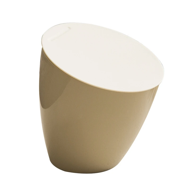 

Waste Bin Desktop Trash Can with Lid Desktop Storage Box for Home Office Bedroom Garbage Box Storage Box