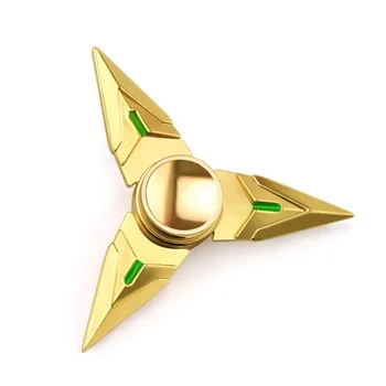 

OW Watch Over Genji Metal Weapon Darts Tri-Spinner High Speed Long Time Shuriken EDC Hand Spinner Cosplay Gift for Children