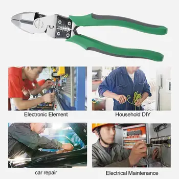 

PVC Electrical Hand Tools Cable Pliers Multi-functional Wires Cutting Pliers Crimper Cable Nipper Wire Stripper Cutters