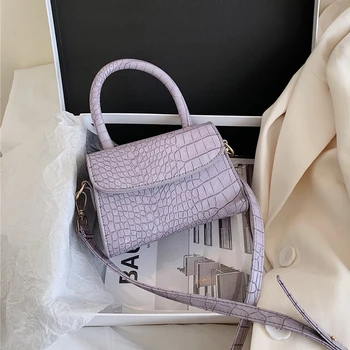 

Burminsa Summer Candy Colors Crocodile Handbags Women Mini Phone Dinner Purses High Quality Girls Shoulder Crossbody Bags 2020