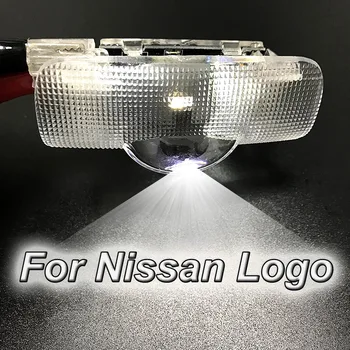 

1-10 Pair For Nissan Logo Laser Projector Car Door Lights Door Step Courtesy Light For Nissan Patrol Teana Courtesy Welcome Lamp