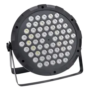 

LED Flat Par 120W RGB Color Lighting Strobe DMX Controller For Disco DJ Music Party Club Dance Floor Bar Darkening Stage Light