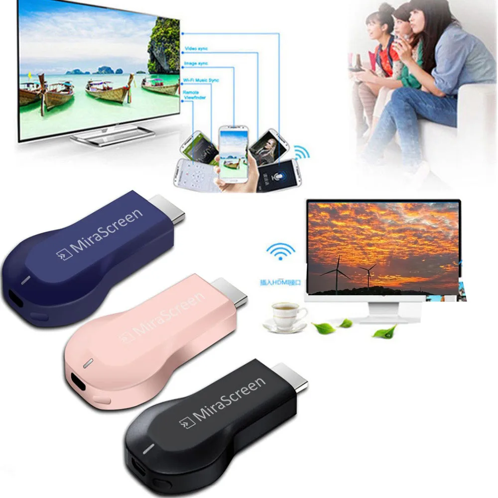 MiraScreen OTA TV Stick HD Беспроводной Wi Fi дисплей адаптер видео DLNA Airplay Марка Miracast Smart iOS Android