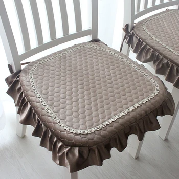 

Thickened Non Slip Seat Cushion Cushion Cushion For Household Dining Table Simple In Autumn And Winter With Bandage Horseshoe Cu