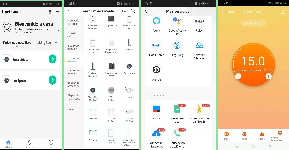 App display-spanish language