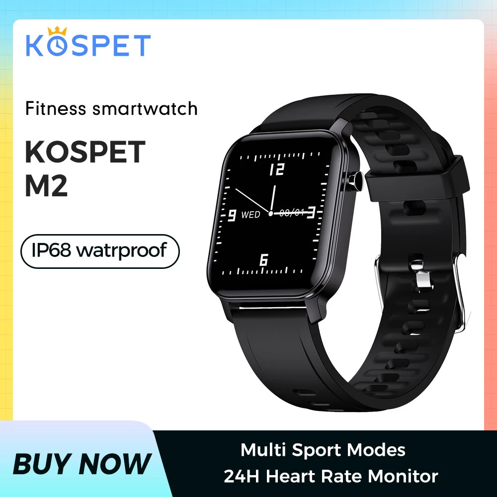 Smartwatch Kospet 人気ランキング M2 腕時計 スマートウォッチ 日本語 Smart Watch の男性 時計 レディース メンズ Ip68防水ファッション女性スマートバンドアンドロイドios Xiaomi Huawei社スポーツためのスマートウォッチ子供 Relogio Inteligente Hombre