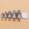 100% 3D 999 Silver Fengshui Pixiu Beads Vintage Silver Piyao Beads Good Luck Jewelry Beads DIY Bracelet Lucky Animal ► Photo 3/6