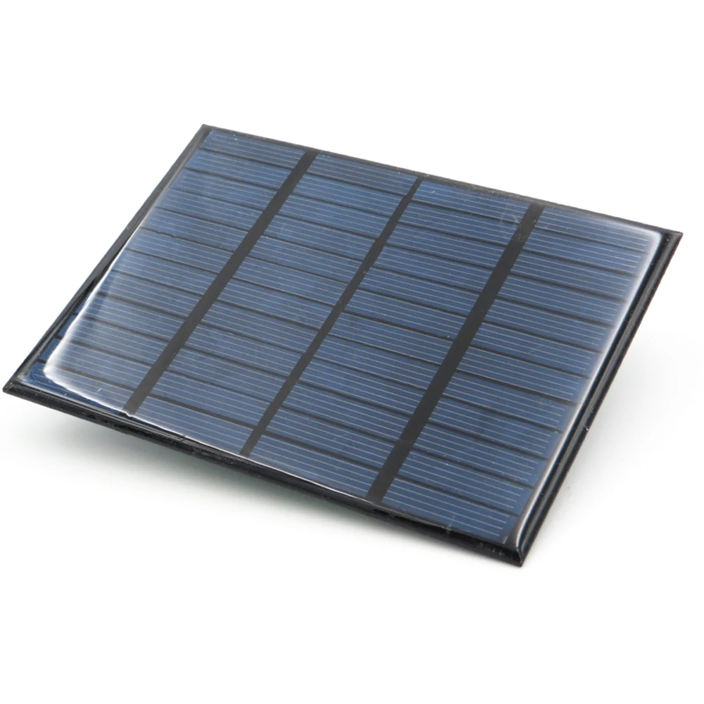 Поликристаллический кремний DIY Батарея кремния 12V 1,5 W Панели солнечные Стандартный эпоксидной Мощность зарядный Модуль 115x85 мм Мини Солнечная батарея - Цвет: 12V 1.5W