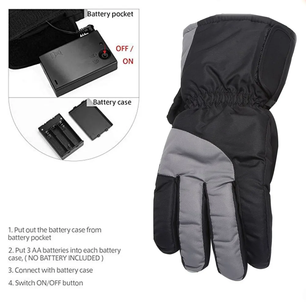 Heated gloves usb men and women electric gloves heating gloves outdoor camping hiking bike ski heating gloves handschoenen 30S18 (8)