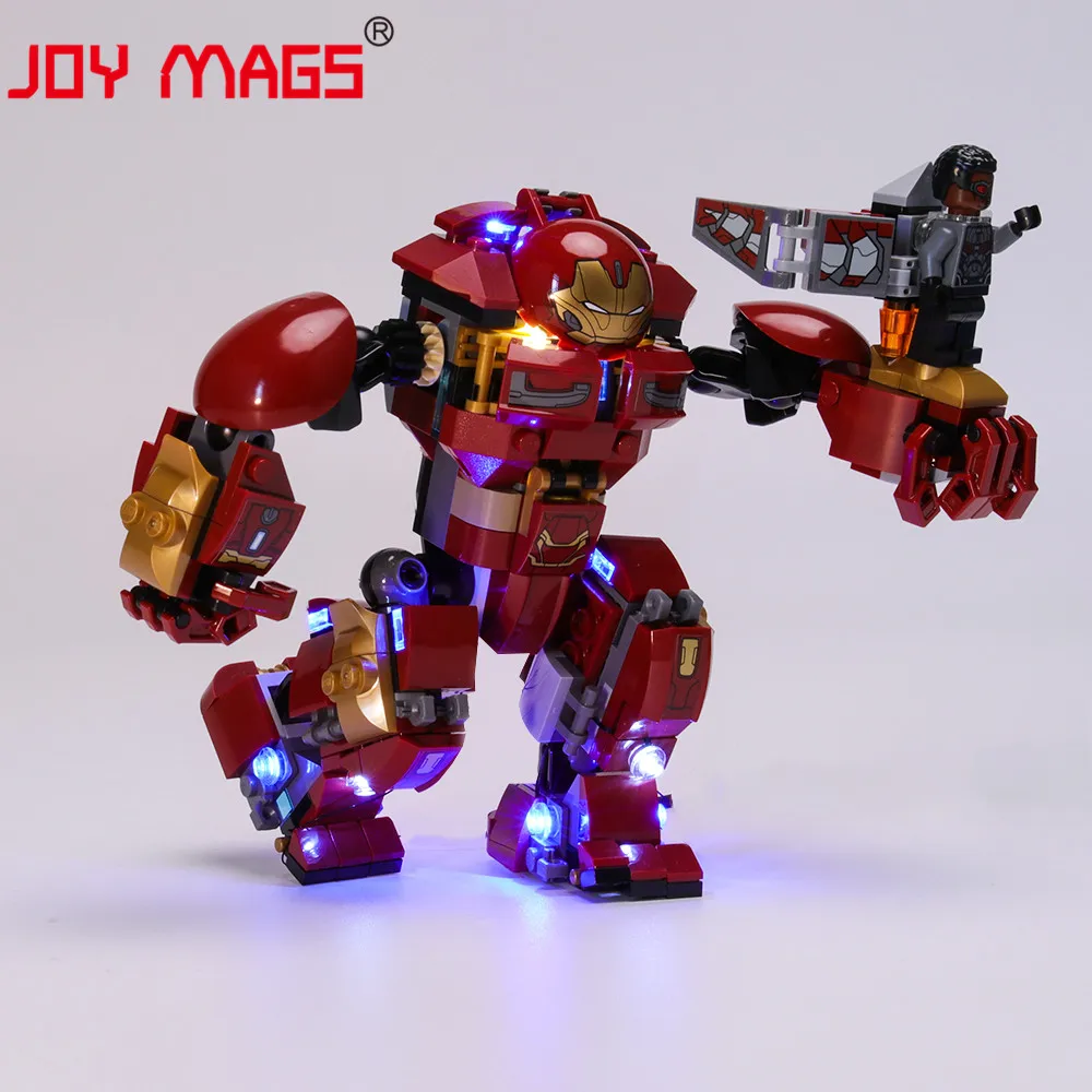 JOY MAGS только светодиодный светильник набор для 76104 Hulkbuster Smash Up комплект