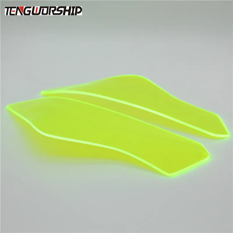 KYRUNNING для KAWASAKI Ninja ZX-6R NINJA 6R ZX 6R ZX6R мотоциклетная фара Защитная крышка экран объектива - Цвет: Fluorescent green