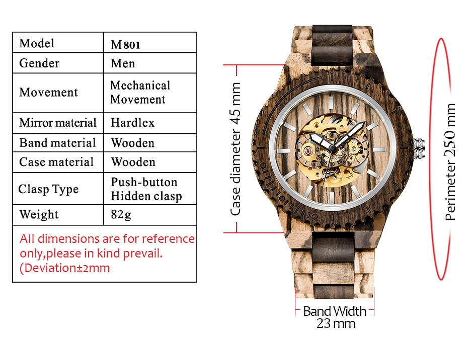 MEBENI, мужские деревянные часы, топ класса люкс, с автоматическим заводом, механические, Ретро стиль, полностью регулируемый ремешок, мужские часы