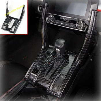 

Center Control Gear Box Shift Panel Decoration Cover Trim Fit For Honda Civic 2016 - 2020 Matte / Carbon Fiber ABS