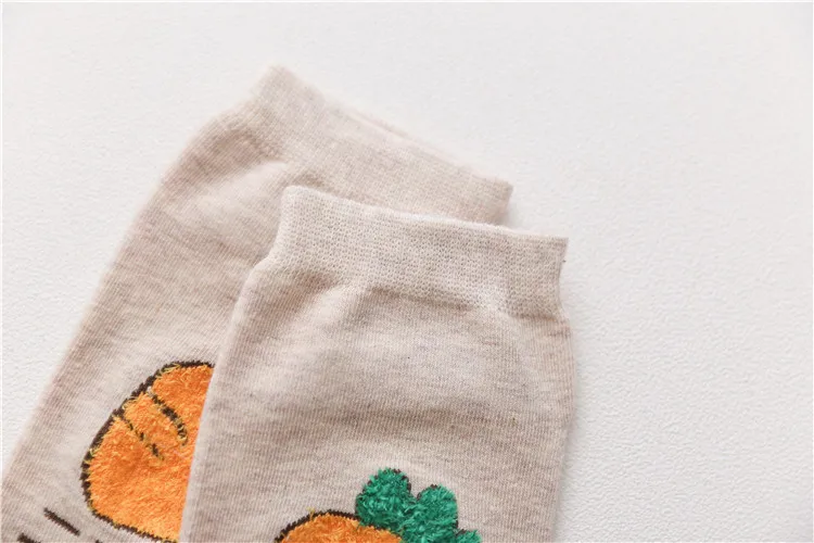 Women's Low-Cut INS Hidden Anti-slip Short Socks Summer tian inflooring Thin Cute Japanese-style Fruit Candy Bar Socks