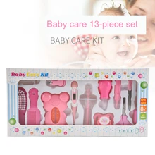 13 шт. детский набор для ухода за ребенком набор ножниц для стрижки ногтей Расческа Щетка для волос термометр уход за ребенком инструменты
