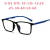 0 -0.5 -0.75 To -6.0 Minus Degree TR90 Square Prescription Eyeglasses Women Men Ultralight Business Computer Optical Glasse ► Photo 1/6