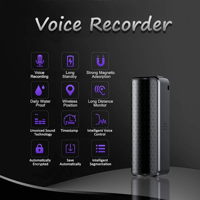 Мини o диктофон 8G Портативная запись netic Профессиональный цифровой HD Denoise
