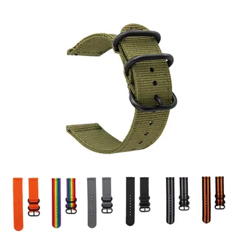 

18MM 20MM 22MM Nylon Watch Strap For Garmin Venu GarminMove 3 Garmin Active S Vivoactive 4 4S Smart Wristband Quick Release Band