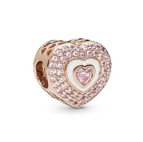 TTBEADS 1 шт. Европейский серебристый cz, очаровательные бусины для 925 браслет цепь "сделай сам" - Цвет: 28