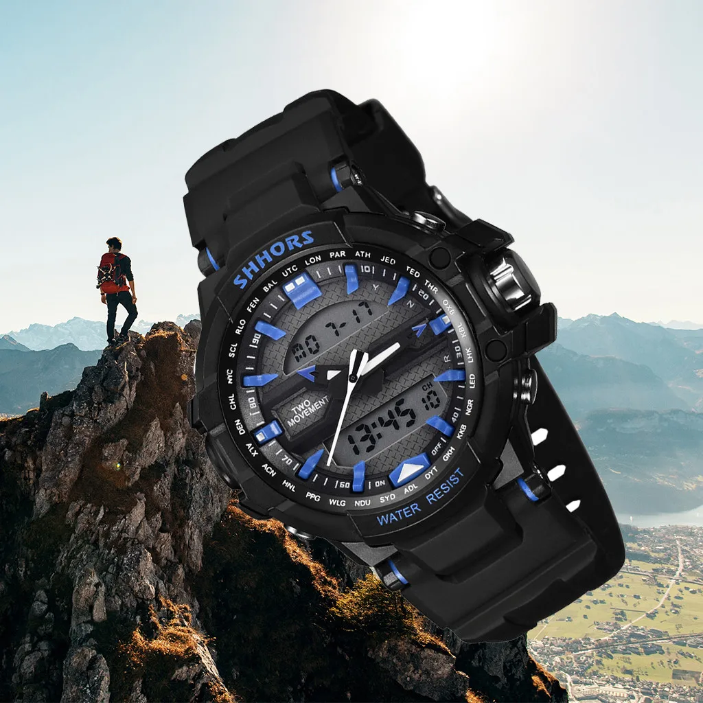 

Fashion Digital Electronic LED Watch Date Men's Outdoor Sports Waterproof Watch Fashion Professional Sports Watch Men watch #03