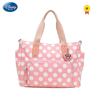 

Disney Handbag Girl Cartoon Mickey Minnie Mouse Lady Shoulder Messenger Bag Handbag Waterproof Travel Bag Iarge Capacity Bag