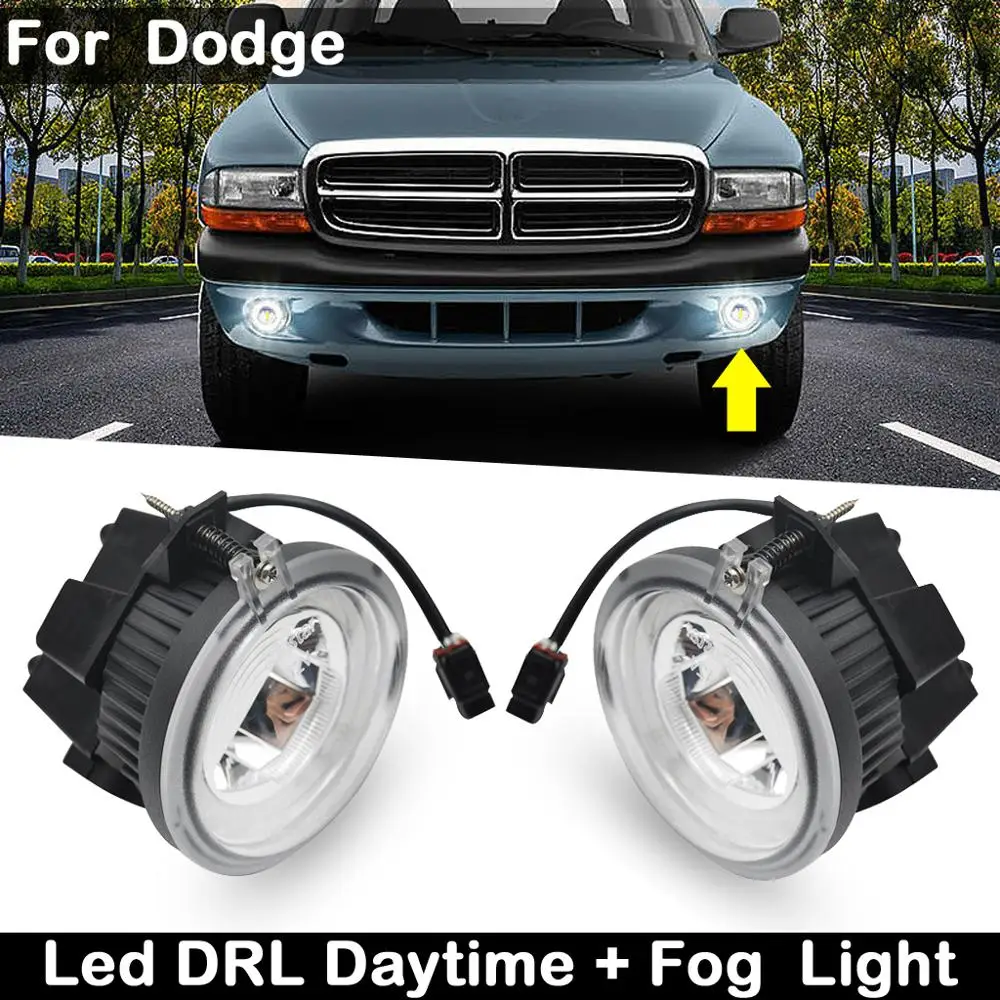 2 шт. для Dodge Dakota 2001-2004 Durango 2001-2003 автомобильные передние высокие яркие