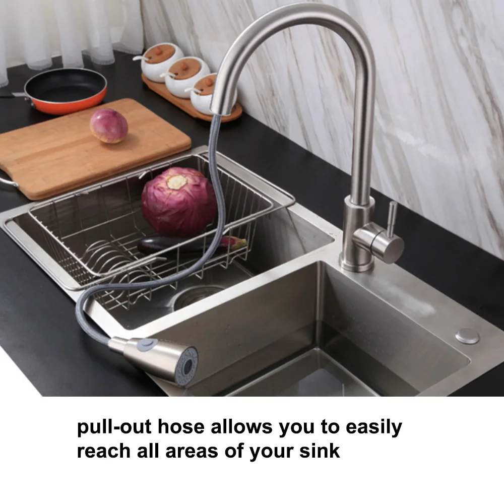 Матовый сенсорный кухонный кран Senducs выдвижной кухонный кран для раковины автоматический датчик смеситель для кухни трогательный кран для раковины