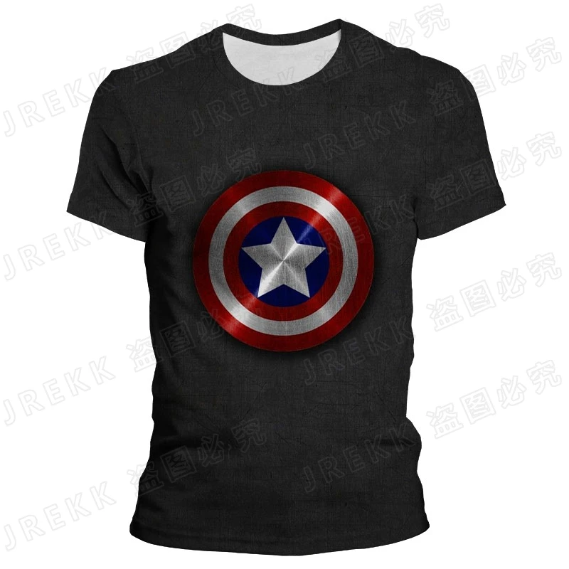 Disney Marvel Avenger 3D Print T shirt 