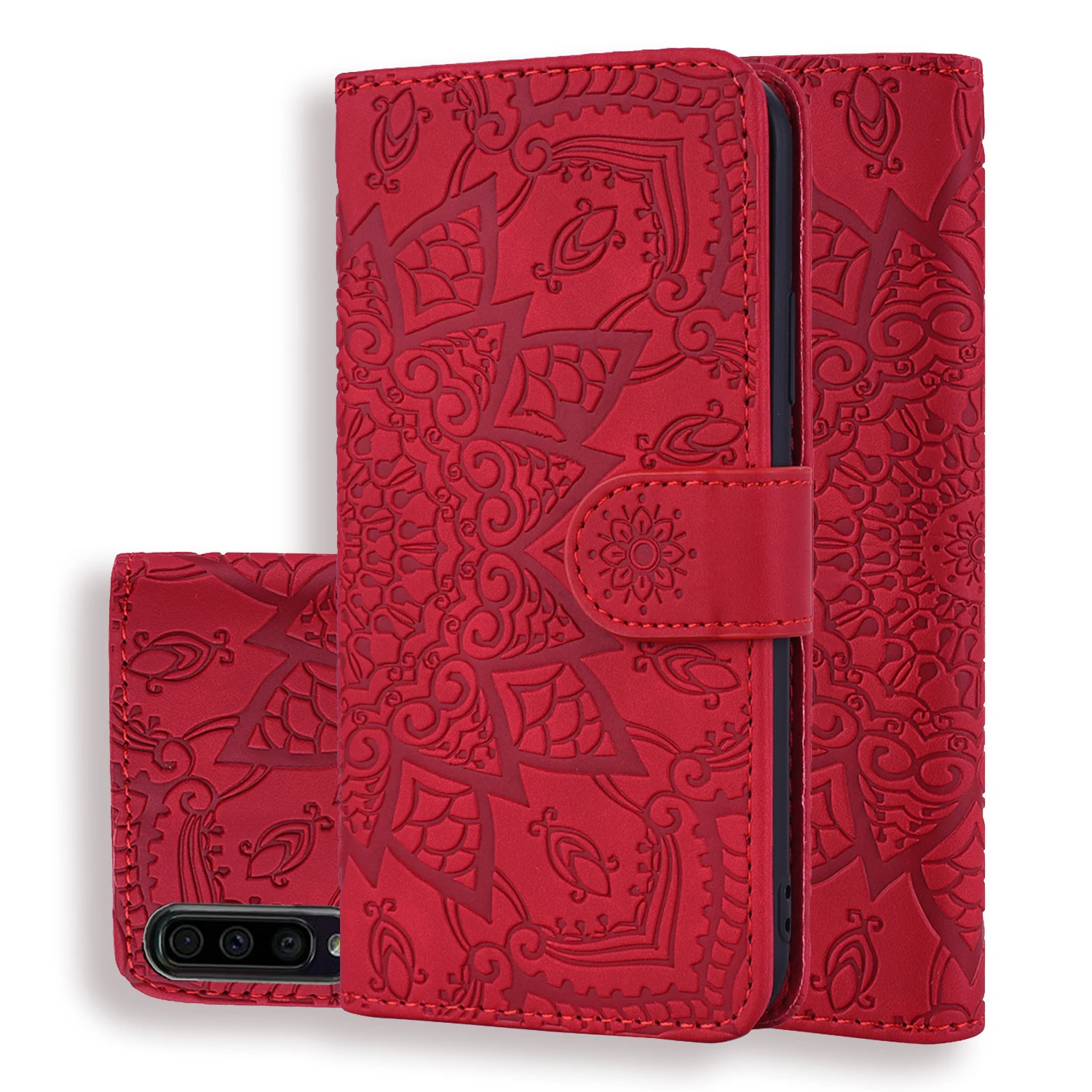 3D цветок кожаный чехол для Samsung S20 10 рlus Lite S9 8 Plus портмоне с откидной крышкой Coque Galaxy