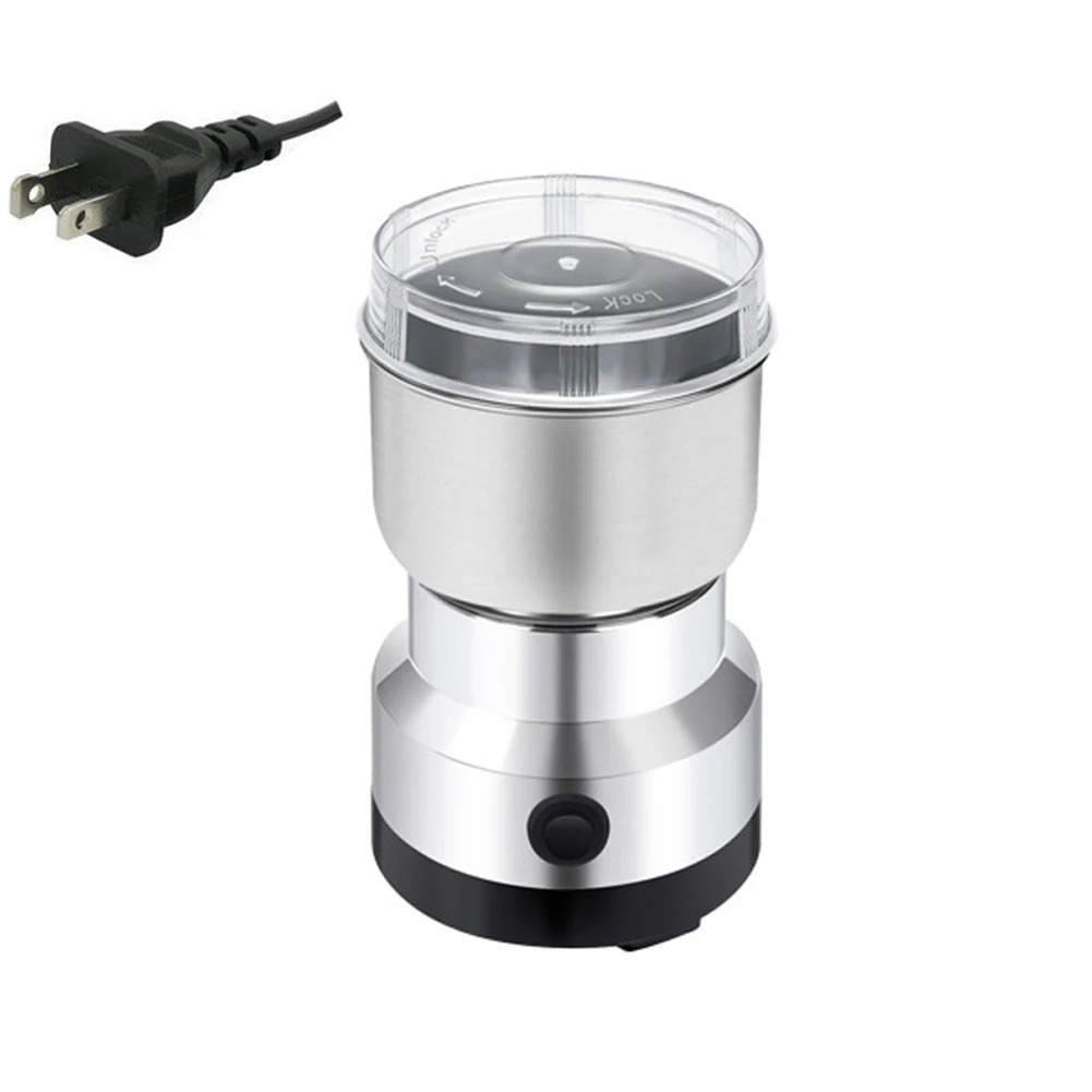 MuellerLiving Electric Coffee Grinder for Spice, Nut, Herbs and Coffee  Beans, Sharp Blade, Stainless Steel - Black