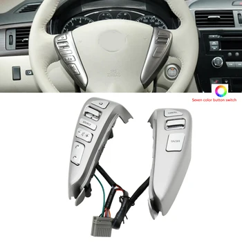 

Seven colors car styling Steering Wheel Cruise Control Bluetooth Switches For NISSAN TIIDA SENTRA SUNNY Livina ALMERA