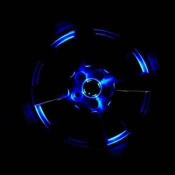 

4 Mode 12 LED Fashion Attractive Car Auto Solar Power Saving Flash Color Wheel Light Decor Decoration