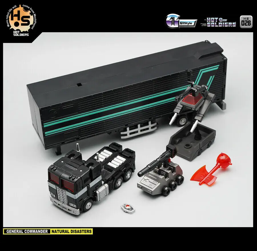 

Transformation HOT SOLDIERS HS02B Natrual Disasters Black OP,In stock!