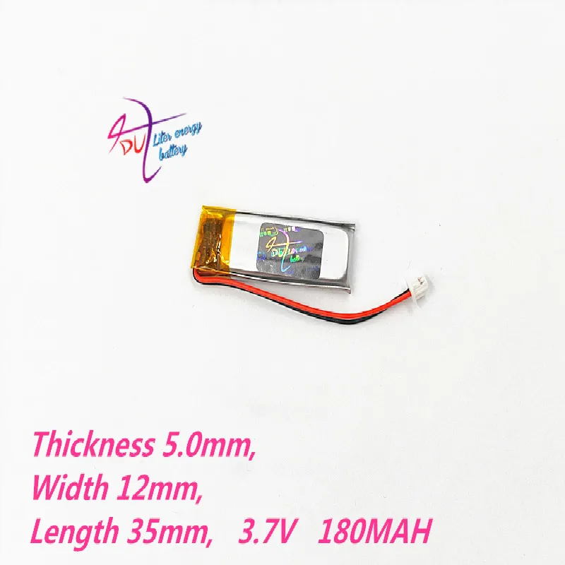 JST ZH 1 5 мм 2 pin 501235 3 7 В 180 мАч разъем литий полимерного аккумулятора для Mp3 bluetooth GPS PSP