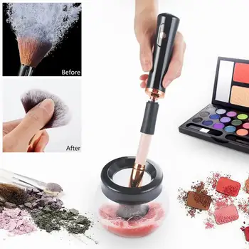 

Professional Makeup Brush Cleaner Electric Machine Fast Dryer and Washing Convenient Make Up Brushes Cleaning Tool and Machine
