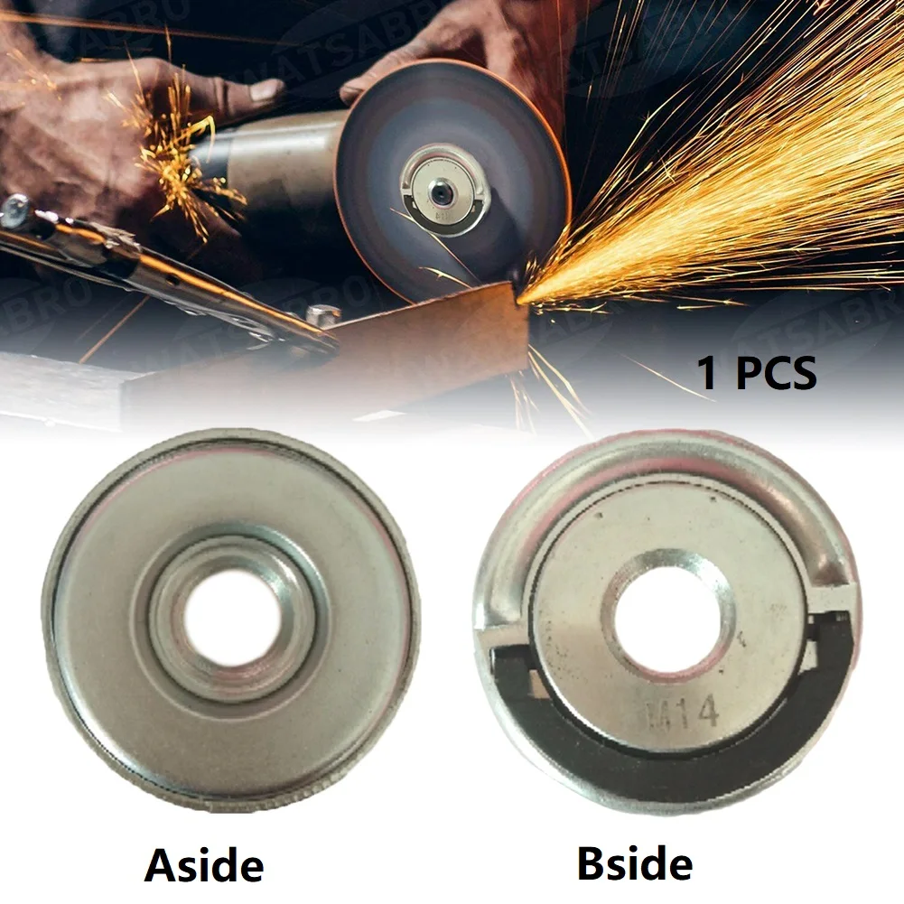 

Angle Grinder Quick Change Flange Locking Nut M14 Thread 115mm-150mm Flange Nut Tools Power Replacement For Bosch Metabo Makita.