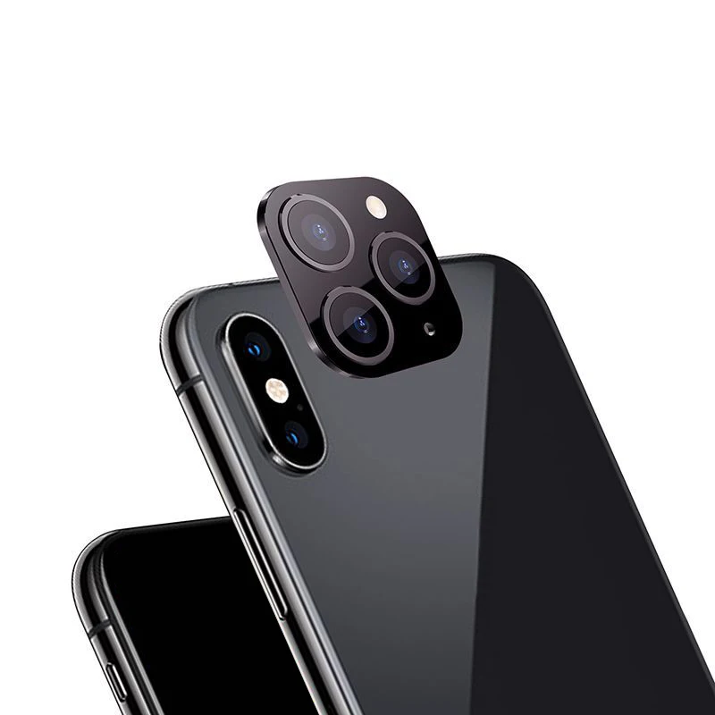 Для iPhone X/iPhone XS/iPhone XR/iPhone XS MAX 3D объектив камеры телефона черный/серебристый/Золотой защита
