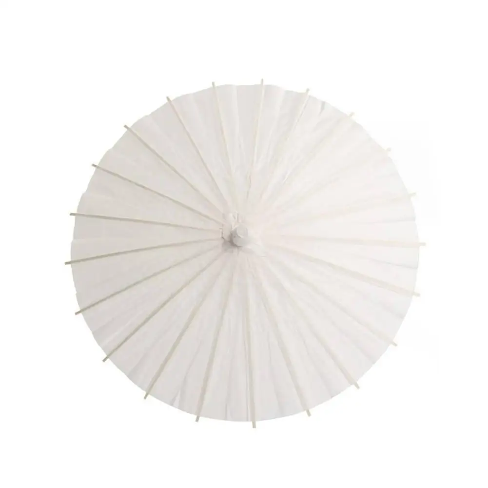 Paper Women Umbrella Japanese White Blossoms Silk Ancient Dance Umbrella Decorative Chinese Style Oil Paper