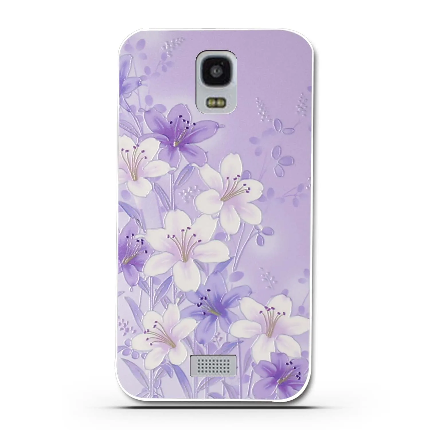 Для Huawei Y336 Y3C Чехол Ультра Тонкий Мягкий ТПУ силиконовый для чехол с цветочным