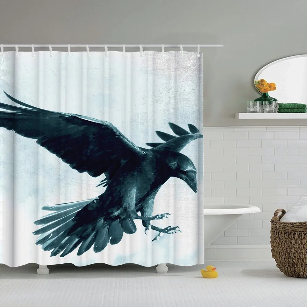 23293 Dafield Parrot занавеска для душа джунгли красочные птицы на ветках деревьев попугай тема тропическая природа растения занавеска для душа - Цвет: 23293