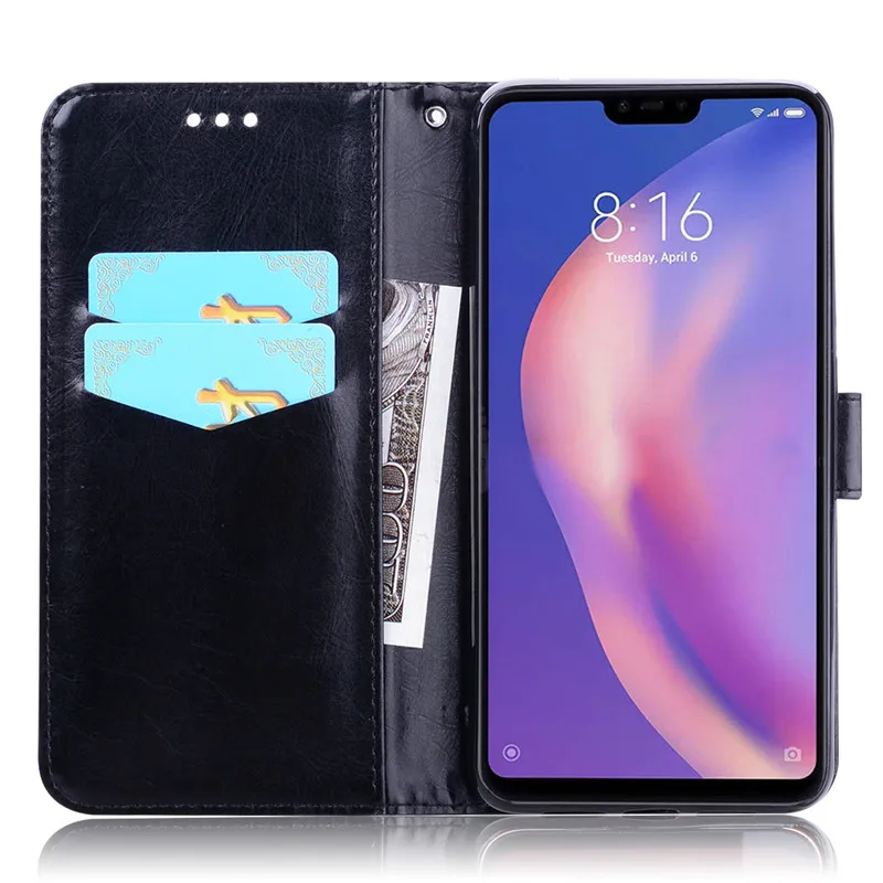 Для Xiaomi mi 8 чехол Флип кожаный бумажник чехол для телефона для Xiaomi mi 8 Xiaomi mi 8 Lite Чехол кошелек для mi 8 Lite телефон Fundas