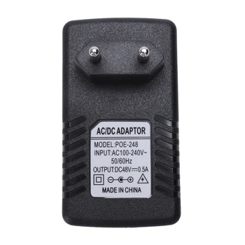 

Power Supply Ethernet POE Injector Adapter for IP Phone Gateway IP Camera(48V/0.5A EU Plug)