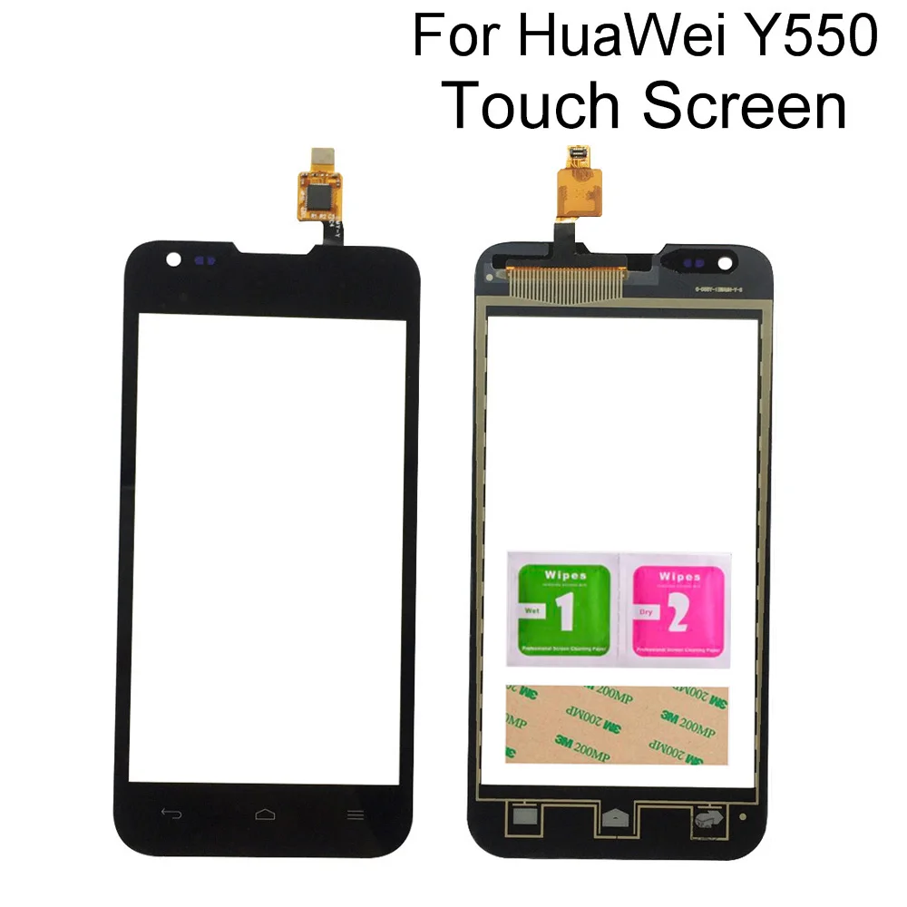 Переднее стекло для мобильного сенсорного экрана HuaWei Y550 Y 550 дигитайзер