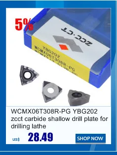 10pcs ZCC milling cutter APKT11T316-PM YBM251 ZCC APKT11T3 APKT11T316 ZCC.CT Cemented Carbide milling Tool Insert