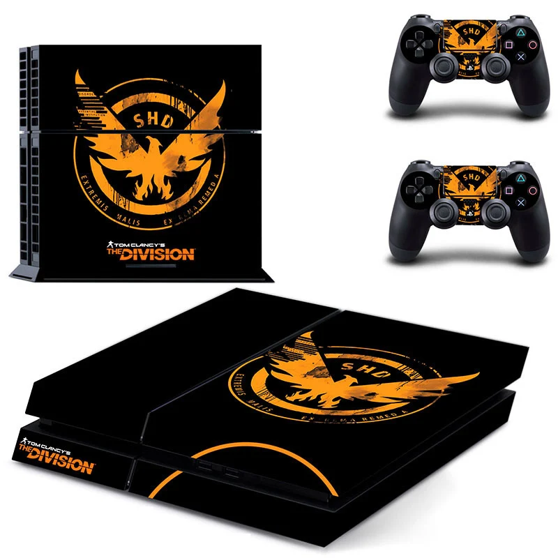 GYTM0302 Наклейка s Tom clancy's The Division наклейка для PS4 PS 4 sticker Play station 4 Pegatinas для консоли playstation 4 и 2 контроллера - Цвет: GYTM0302