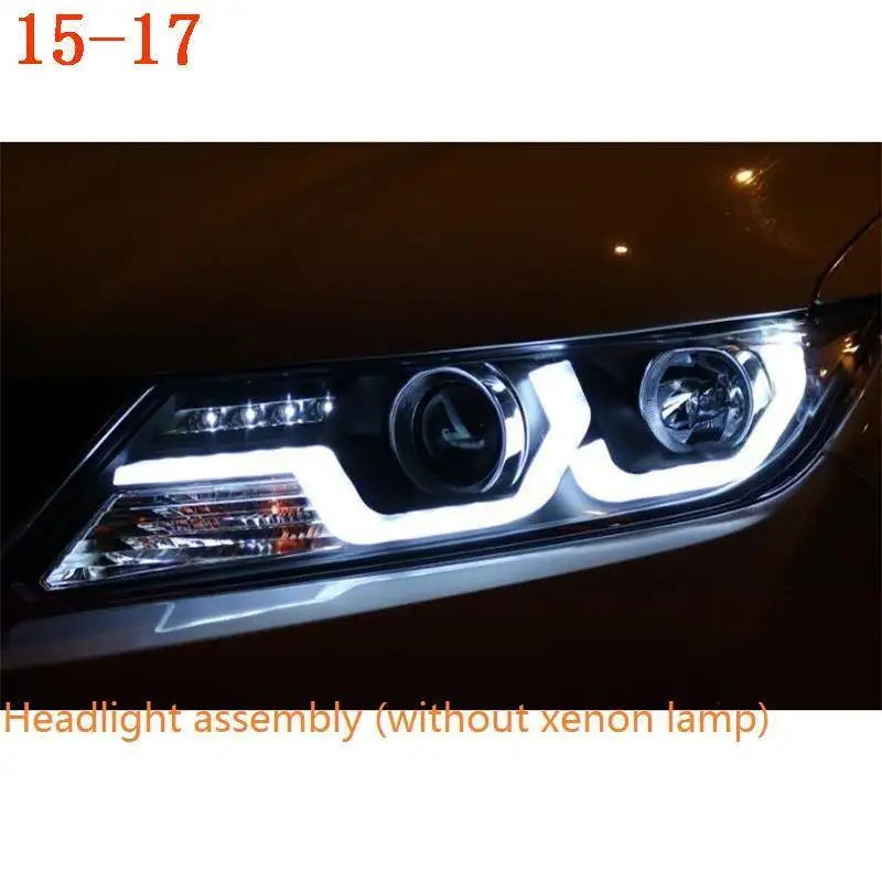 MODEL D Assessoires дневные ходовые Drl Стайлинг Neblineros Para авто светодиодные передние противотуманные фары Задние Автомобильные фары в сборе для Honda City - Цвет: MODEL D
