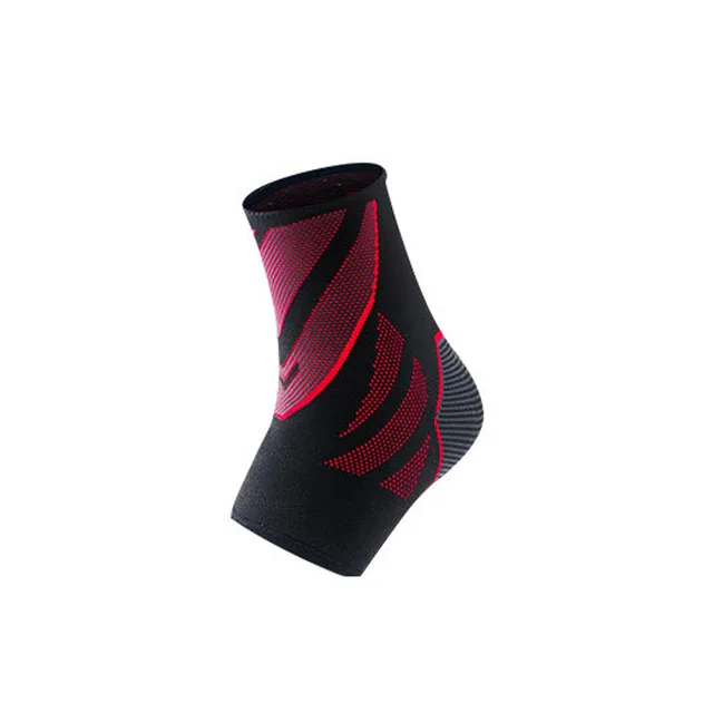 1PCS Red GOBYGO Поддержка сжатия лодыжки противоскользящие для мужчин для женщин для спортивного зала и фитнеса Нейлон эластичные ремни для ног протектор футбольная скоба - Цвет: 1PCS Red