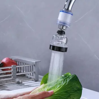 

Pressurized Shower Head Triple Faucet Shower Head Conversion Filter 360Rotating Splashproof Purify Faucet 3Mode Water Saving ^o^