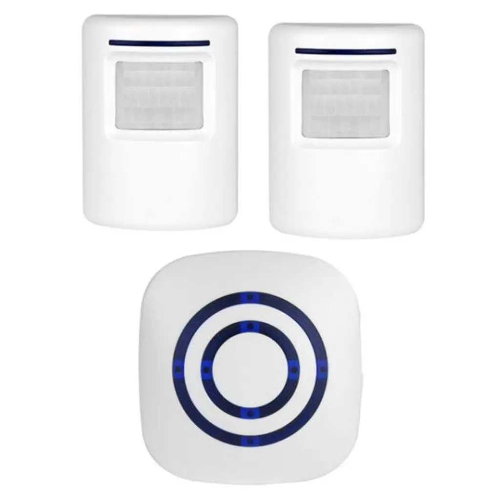 

Motion Sensor Detection Alarm Wireless Home Safety Drive Alarm With Sensor Receiver 38 Ringtone Tuners LED Indicator